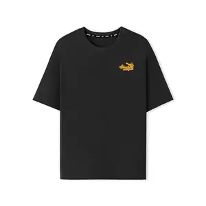 Футболка унисекс угольно-черная Carbon Black Skechers, черный