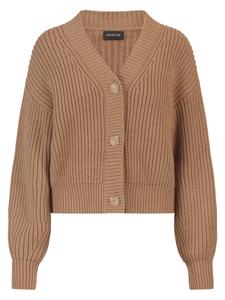 Вязаный кардиган APART, коричневый