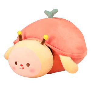 Плюшевая игрушка черепашка Turtle Love большого размера, длина 35см/50см/75см Fox fairy, розовый