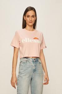 Хлопковая футболка Ellesse, розовый