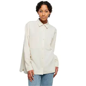 Рубашка с длинным рукавом Urban Classics Oversized Twill, бежевый