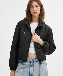 Стеганая толстовка-блузон