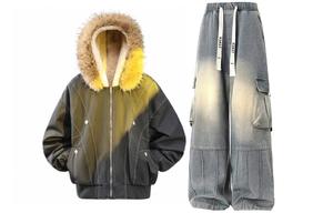 Толстовка Casual Sportswear утепленная с флисовой подкладкой X1617, серый mountain hawk puffer jacket+желтый mud pants