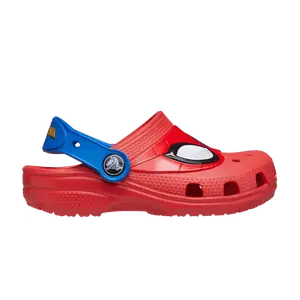 Кроссовки Crocs Marvel x Classic Clog Kids Fun Lab - I Am Spider Man, красный