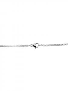 Adeliás Женское колье - цепочка якорного плетения из нержавеющей стали, 60 см, серебристого цвета