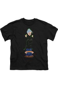 Футболка Space Jam 2 "Бабушка Матрица" с коротким рукавом для детей Gildan, черный