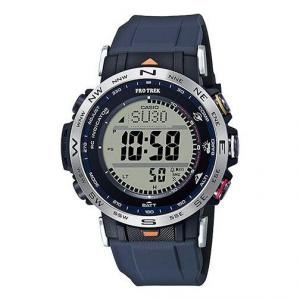 Часы CASIO PRO TREK Multifunctional Outdoor Men Sports Solar Powered Mens Blue Digital, синий