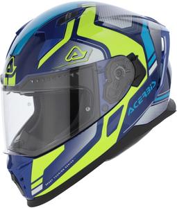 Шлем Acerbis x-way graphic, Blue/Yellow