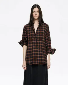 Женская рубашка в клетку Bimba y Lola, оранжевый