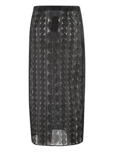 Юбка миди Alda Erika Cavallini, черный