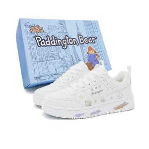 Paddington Bears Кроссовки для скейтбординга унисекс, низкие, белые