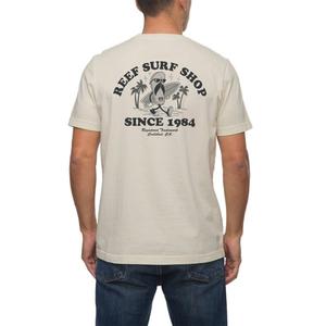 Мужская футболка с принтом "Сандалии" Reef, бежевый