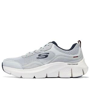 Кроссовки flex comfort 'grey' Skechers, серый