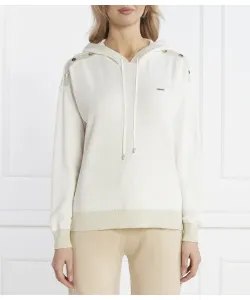 Свитер Loose fit Liu Jo Sport, бежевый