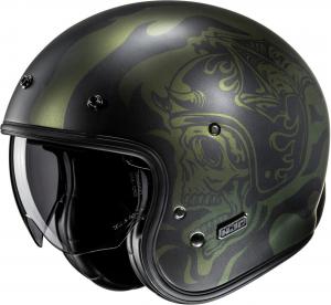 Шлем HJC v31 flame jet, Black/Green