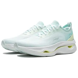 Li-Ning Stunning 2 Cushioning Slip Resistant Abrasion Resistant Support Lightweight низкие кроссовки для бега женские, белый синий