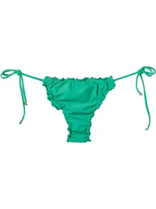 Плавки-бикини с рюшами Amir Slama, зеленый
