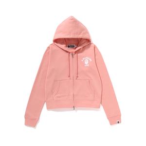 A BATHING APE Bape женская толстовка с молнией College Yellow