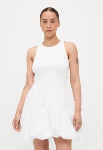 Повседневное платье BUBBLE MIXED MEDIA MINI GAP Petite, белый