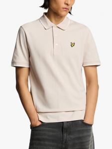 Поло с контрастными деталями Lyle & Scott, Pink Salt/White