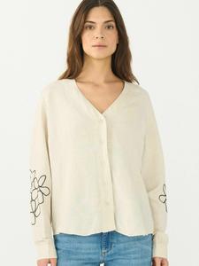 Блуза Pieszak Camilla, от белого