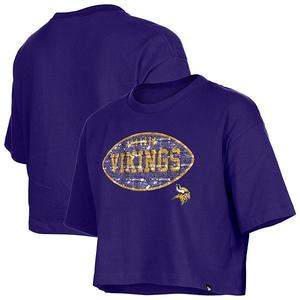 Фиолетовая футболка Minnesota Vikings с пайетками New Era