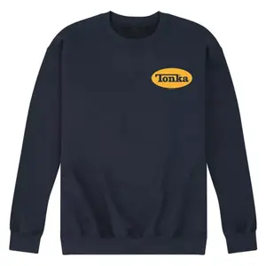 Мужская флисовая толстовка с логотипом Tonka, синий