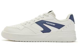 Кроссовки QIAODAN Skateboarding Shoes Men Low-top Ivory Sea Fog Blue, слоновая кость