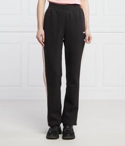 Спортивные брюки женские Guess Active Brandie свободного кроя с лампасами, черный