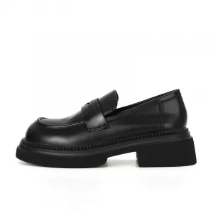 TAFN Лоферы женские черные/коричневые, цвет Black