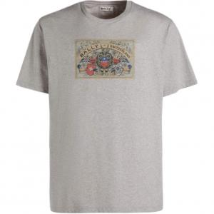 Футболка Wool с логотипом BALLY, серый