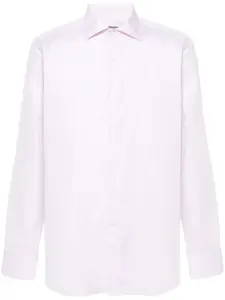 Жаккардовая рубашка Canali, розовый
