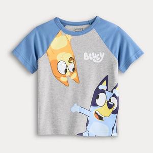 Футболка с принтом Bluey и Bingo для мальчиков Jumping Beans