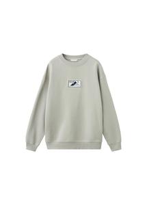 MANGO TEEN Свитшот в светло-сером цвете