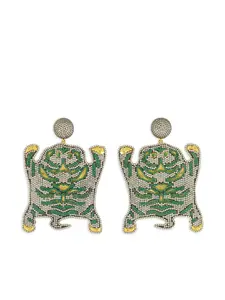 Серьги Bengal в форме тигра Begüm Khan, золотой