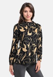 Топ Bicalla MIT BLUMEN-PRINT, Black-Gold/Black