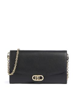 Кошелек Adair 20 из мелкозернистой яловой кожи. Lauren Ralph Lauren, черный