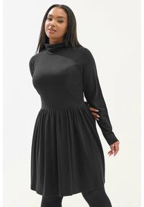 Платье Yours Clothing Jersey dress, Black/Anthracite