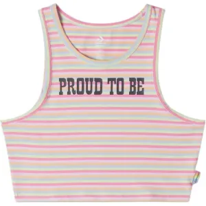 Converse Топ-майка Unisex Pink Crew Neck Moderate Others