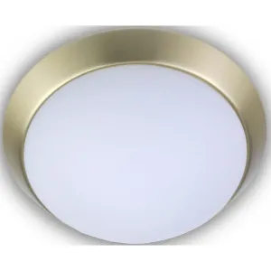 Потолочный светильник Opal матовый, декоративное кольцо матовая латунь, HF сенсор, LED LED-панель 1 шт. Теплый белый Niermann, Messing matt