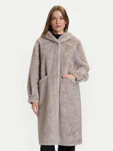 Меховое пальто regular fit CFC0122225003 Rinascimento, серый