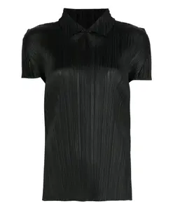 Плиссированная рубашка Issey Miyake, черный