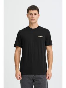 BLEND Рубашка с круглым вырезом BHMFlow черного цвета
