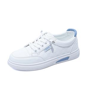 TAFN Низкие женские кроссовки для скейтбординга, белые, синие