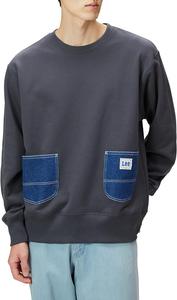 Мужская официальная джинсовая толстовка Lee с карманом