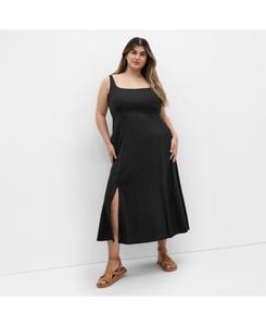 Платье Элли больших размеров CITY CHIC, Black