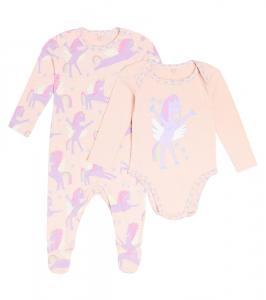 Детский хлопковый боди и комбинезон Stella McCartney Kids