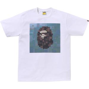 Футболка Bape Gallery X Adam Lister A BATHING APE, белый
