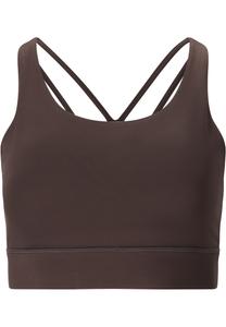 Спортивный бюстгальтер Athlecia Lavigne, темно-коричневый