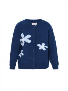 Женский кардиган темно-синего цвета Usha